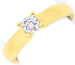Foto 1 - Massiver Krappen Brillant-Diamant-Ring Gelb Gold, S9140