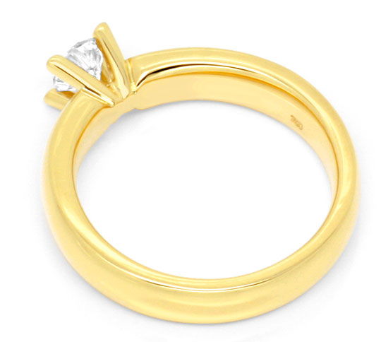 Foto 3 - Massiver Krappen Brillant-Diamant-Ring Gelb Gold, S9140