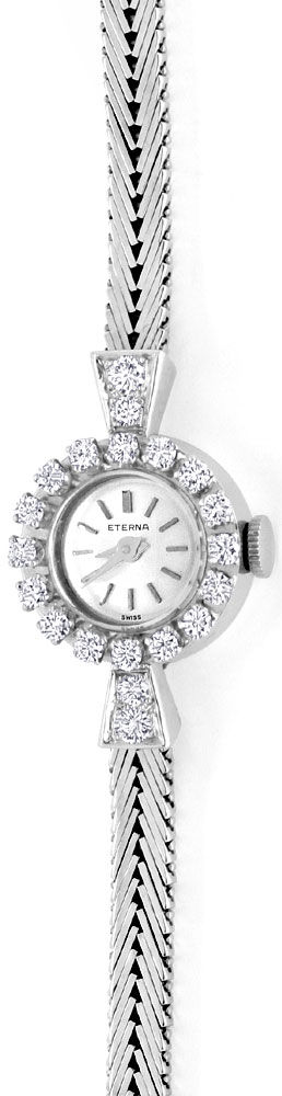 Foto 2 - Eterna Diamant Damen-Armbanduhr 0,68ct Weißgold Topuhr, U1232